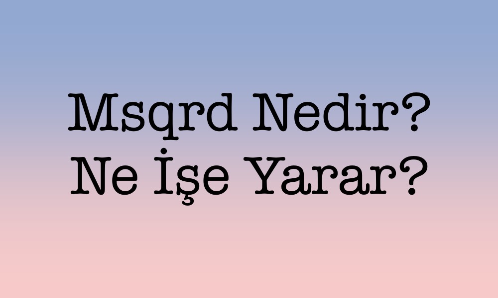 msqrd nedir