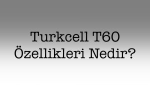 turkcell t60